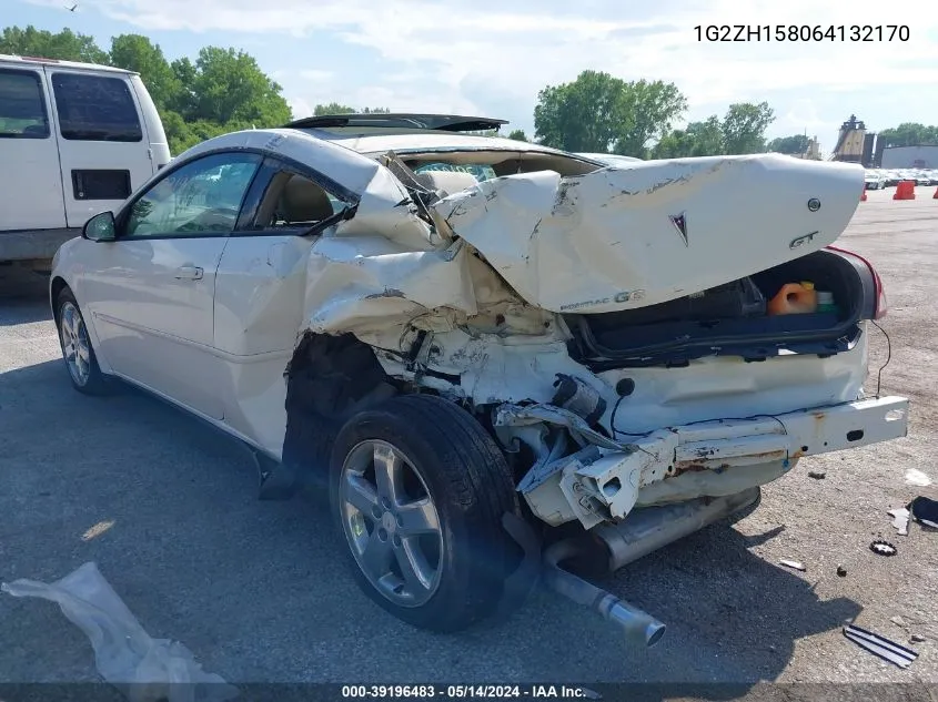 1G2ZH158064132170 2006 Pontiac G6 Gt