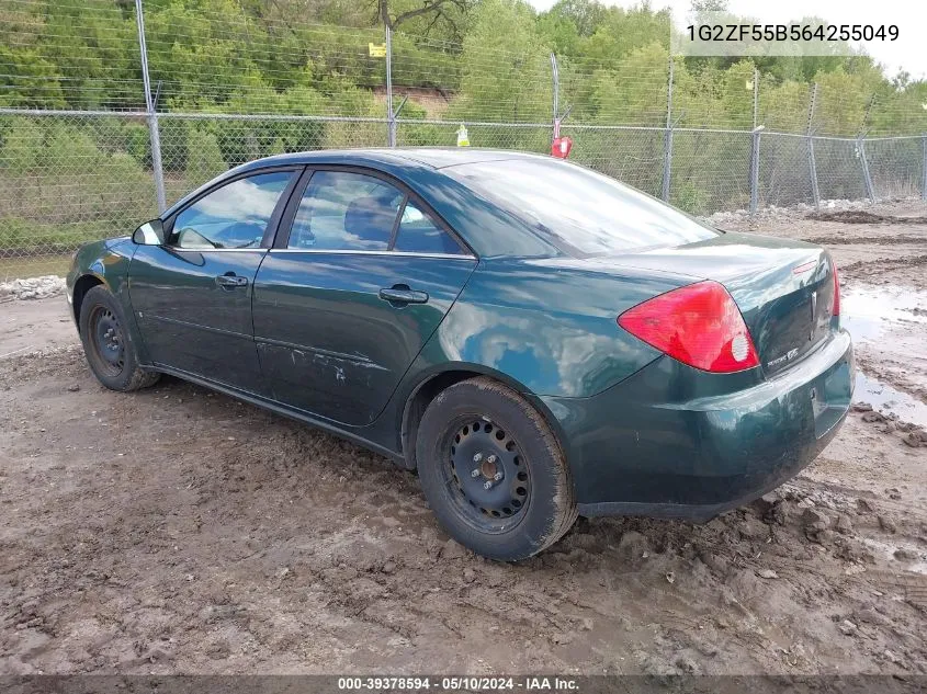 1G2ZF55B564255049 2006 Pontiac G6