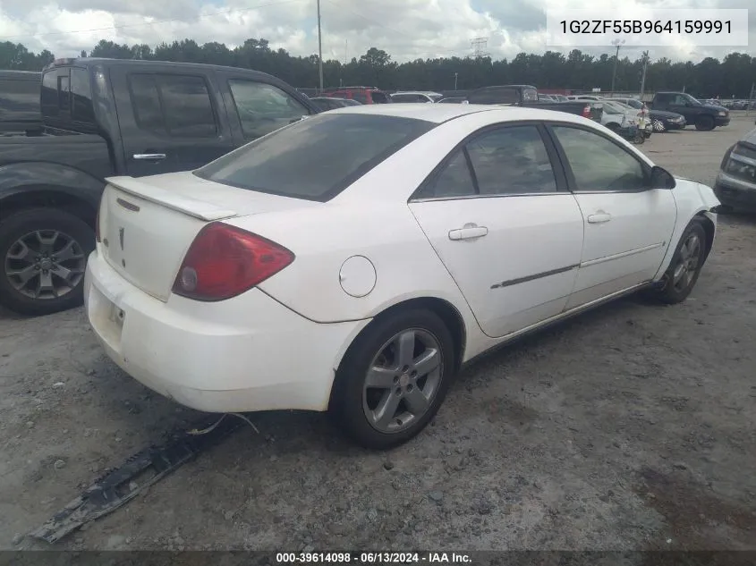 1G2ZF55B964159991 2006 Pontiac G6