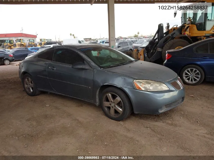 1G2ZH158264258837 2006 Pontiac G6 Gt