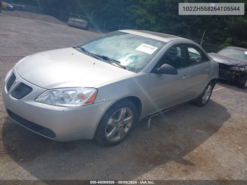 2006 Pontiac G6 Gt VIN: 1G2ZH558264105544 Lot: 40069508