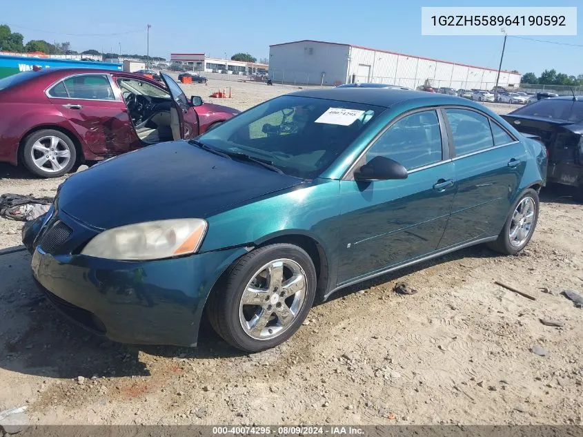 1G2ZH558964190592 2006 Pontiac G6 Gt