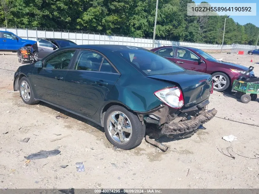 1G2ZH558964190592 2006 Pontiac G6 Gt