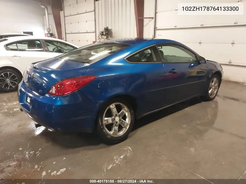 1G2ZH178764133300 2006 Pontiac G6 Gt