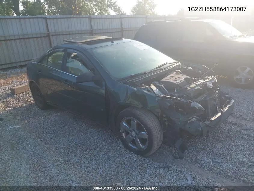 1G2ZH558864173007 2006 Pontiac G6 Gt