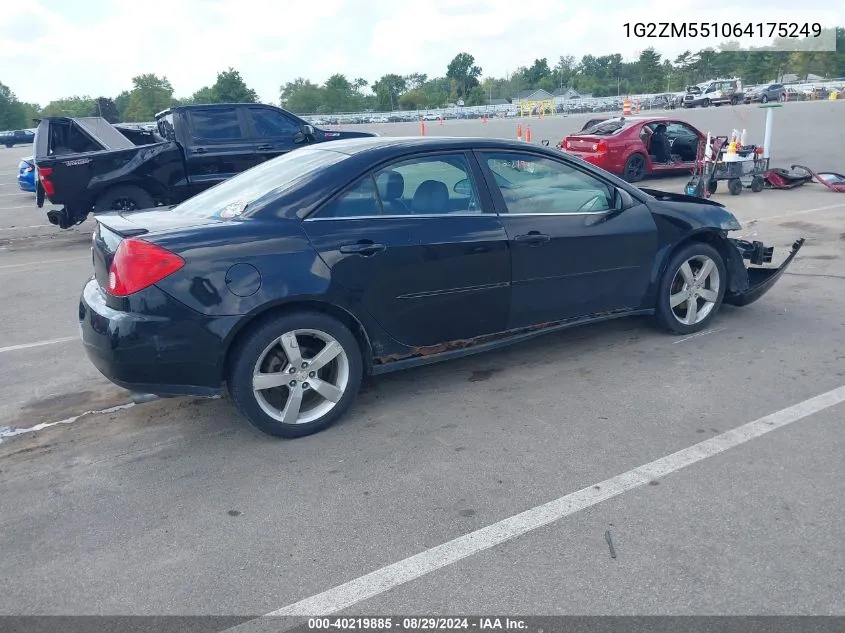 1G2ZM551064175249 2006 Pontiac G6 Gtp