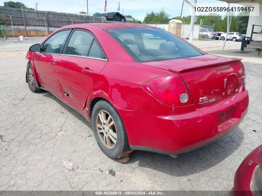 2006 Pontiac G6 VIN: 1G2ZG558964159457 Lot: 40256615