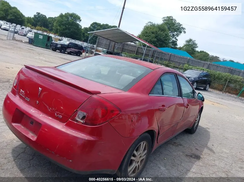 1G2ZG558964159457 2006 Pontiac G6