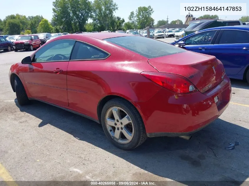 1G2ZH158464147853 2006 Pontiac G6 Gt