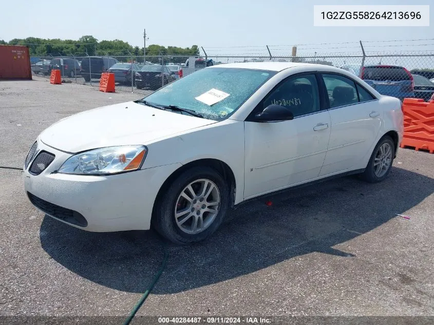 2006 Pontiac G6 VIN: 1G2ZG558264213696 Lot: 40284487