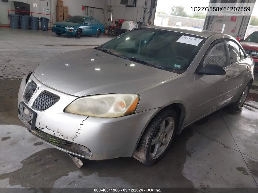 2006 Pontiac G6 VIN: 1G2ZG558X64207659 Lot: 40311906