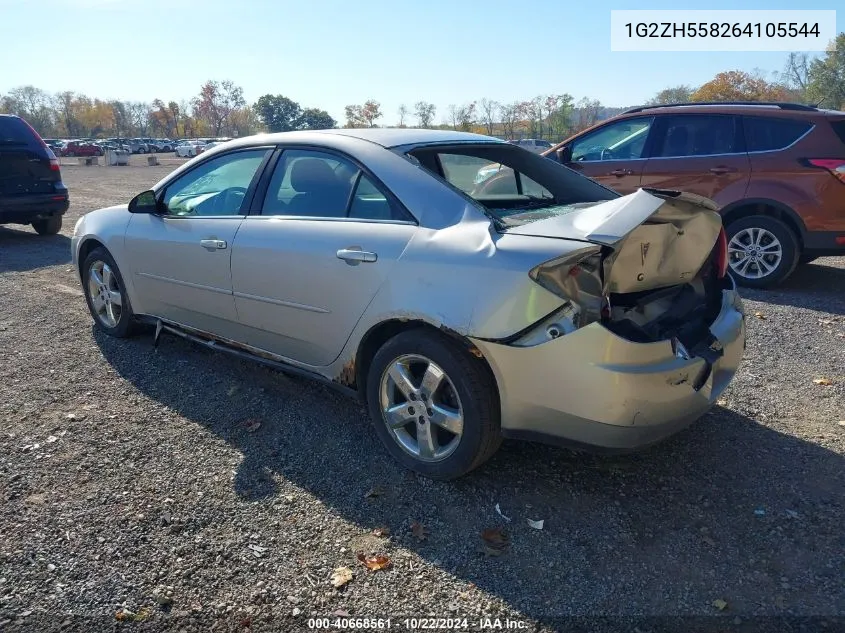 2006 Pontiac G6 Gt VIN: 1G2ZH558264105544 Lot: 40668561