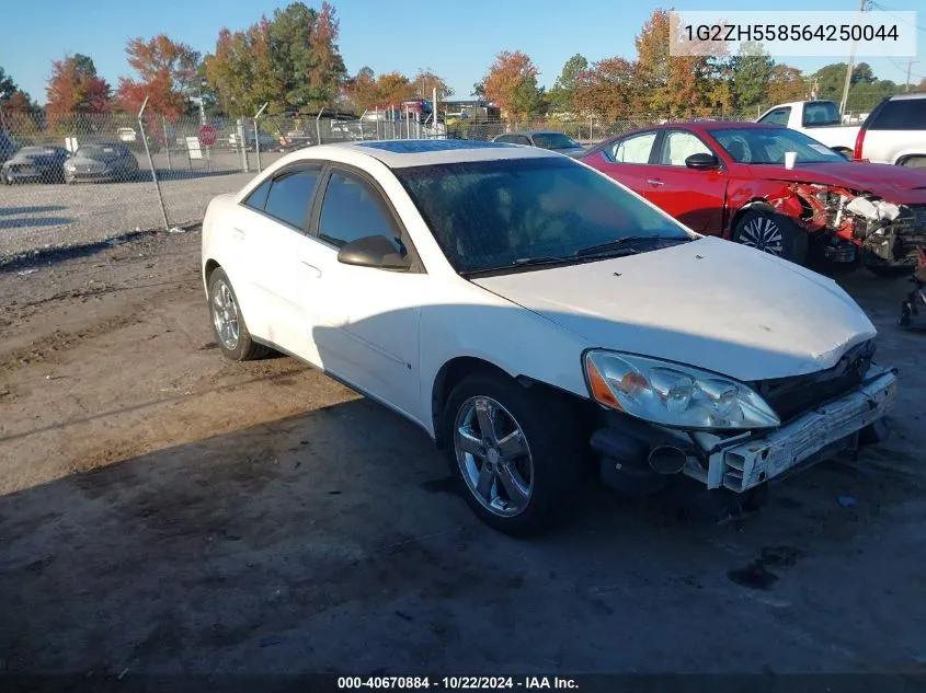 2006 Pontiac G6 Gt VIN: 1G2ZH558564250044 Lot: 40670884