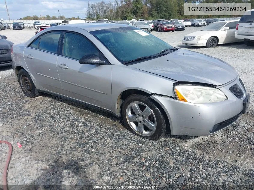 2006 Pontiac G6 VIN: 1G2ZF55B464269234 Lot: 40712256