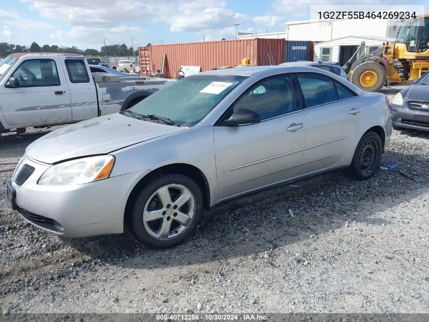 2006 Pontiac G6 VIN: 1G2ZF55B464269234 Lot: 40712256