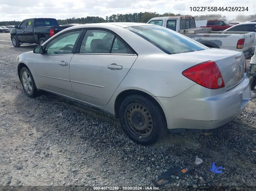 2006 Pontiac G6 VIN: 1G2ZF55B464269234 Lot: 40712256