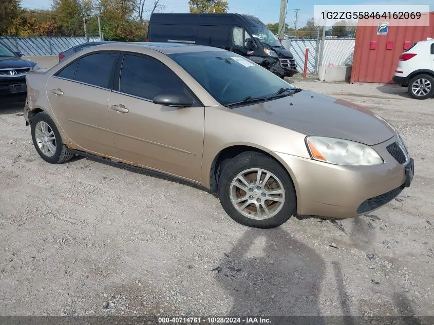 2006 Pontiac G6 VIN: 1G2ZG558464162069 Lot: 40714761