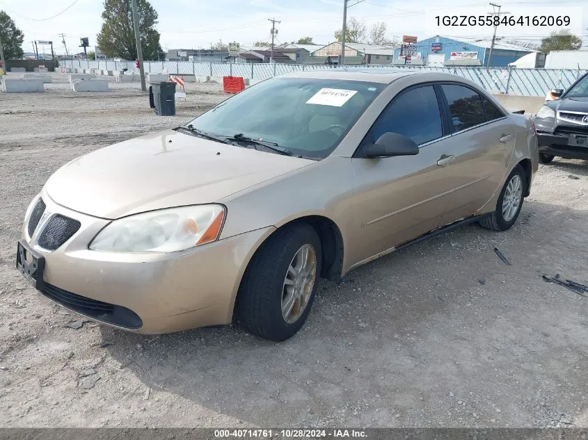 2006 Pontiac G6 VIN: 1G2ZG558464162069 Lot: 40714761