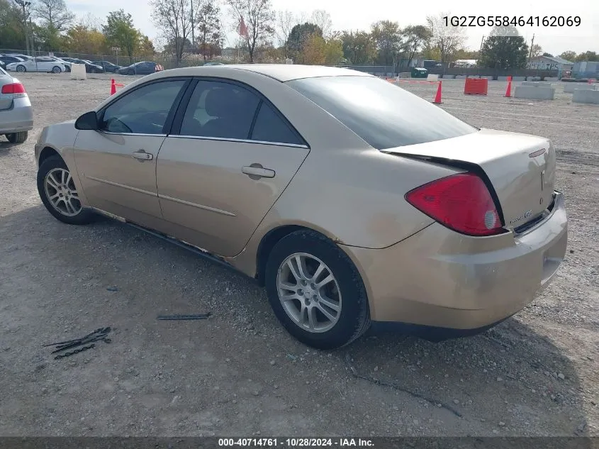 2006 Pontiac G6 VIN: 1G2ZG558464162069 Lot: 40714761