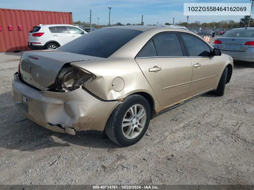 2006 Pontiac G6 VIN: 1G2ZG558464162069 Lot: 40714761