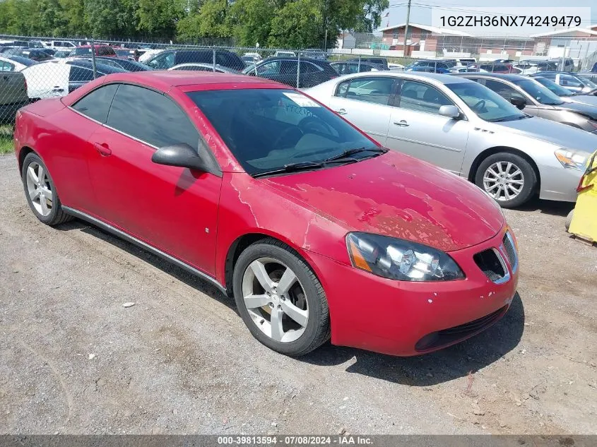 2007 Pontiac G6 Gt VIN: 1G2ZH36NX74249479 Lot: 39813594