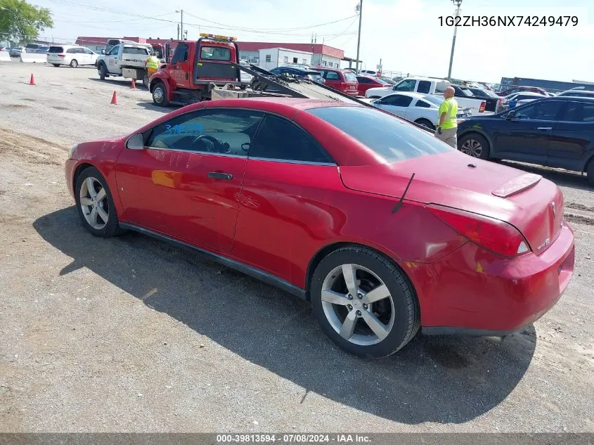 1G2ZH36NX74249479 2007 Pontiac G6 Gt