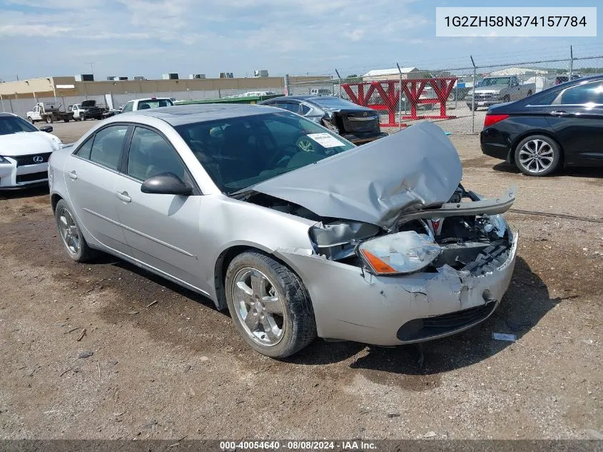 1G2ZH58N374157784 2007 Pontiac G6 Gt