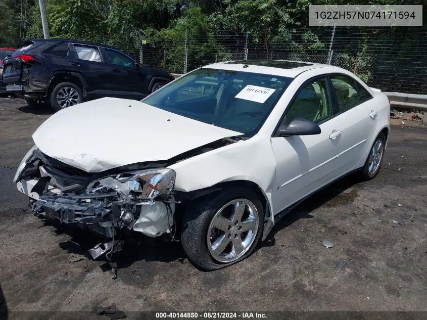 1G2ZH57N074171594 2007 Pontiac G6 Gt