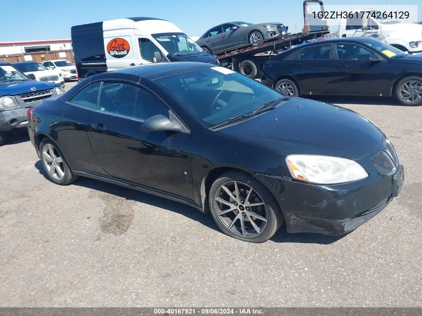 1G2ZH361774264129 2007 Pontiac G6 Gt