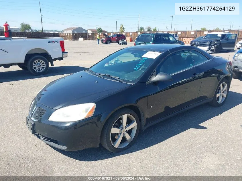 2007 Pontiac G6 Gt VIN: 1G2ZH361774264129 Lot: 40167921