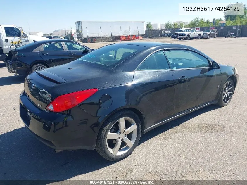 1G2ZH361774264129 2007 Pontiac G6 Gt