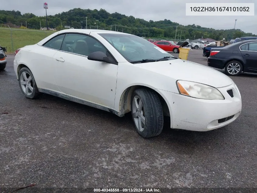 1G2ZH361674101052 2007 Pontiac G6 Gt