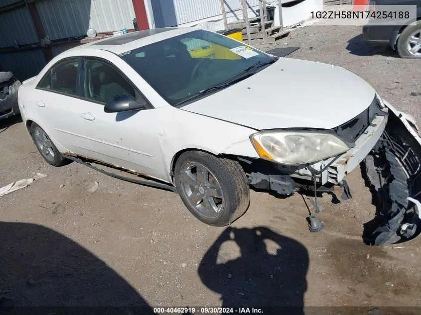 1G2ZH58N174254188 2007 Pontiac G6 Gt