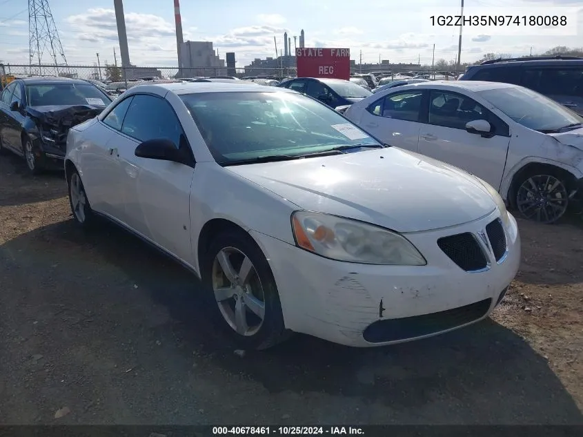 2007 Pontiac G6 Gt VIN: 1G2ZH35N974180088 Lot: 40678461