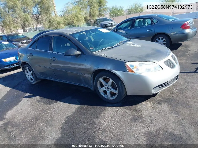 2007 Pontiac G6 VIN: 1G2ZG58N974132973 Lot: 40756423