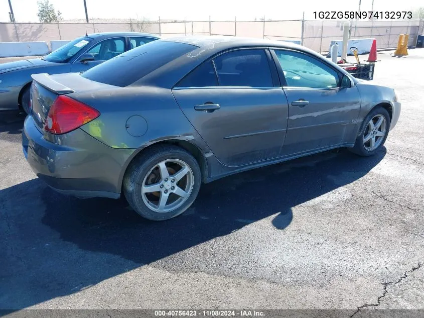 2007 Pontiac G6 VIN: 1G2ZG58N974132973 Lot: 40756423