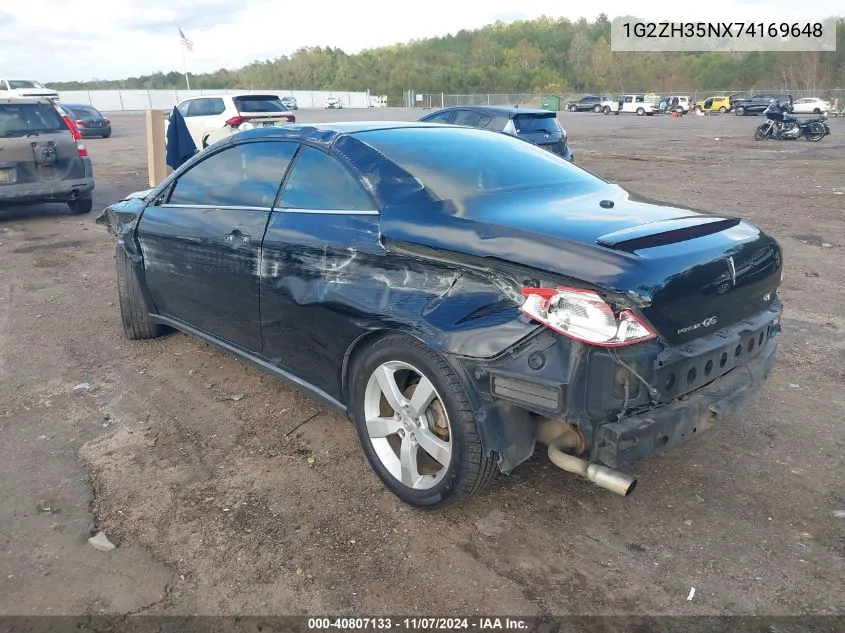 2007 Pontiac G6 Gt VIN: 1G2ZH35NX74169648 Lot: 40807133