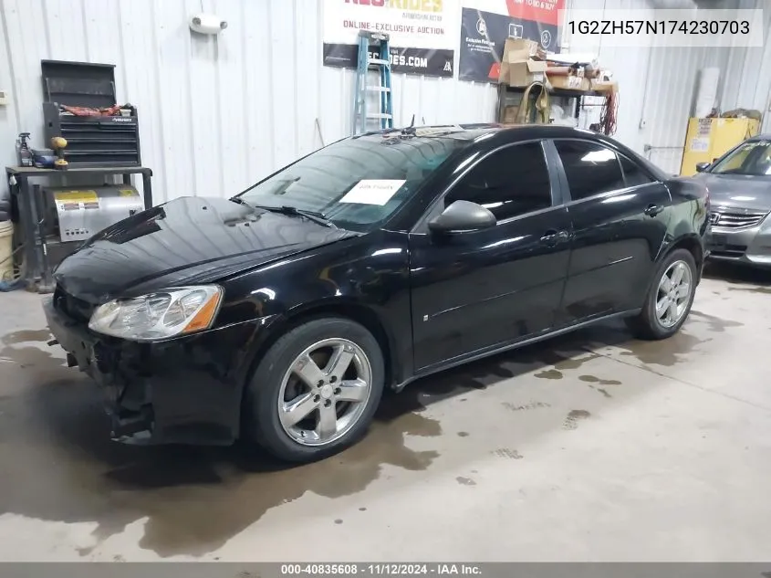 1G2ZH57N174230703 2007 Pontiac G6 Gt