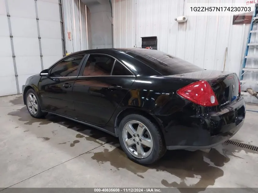 1G2ZH57N174230703 2007 Pontiac G6 Gt