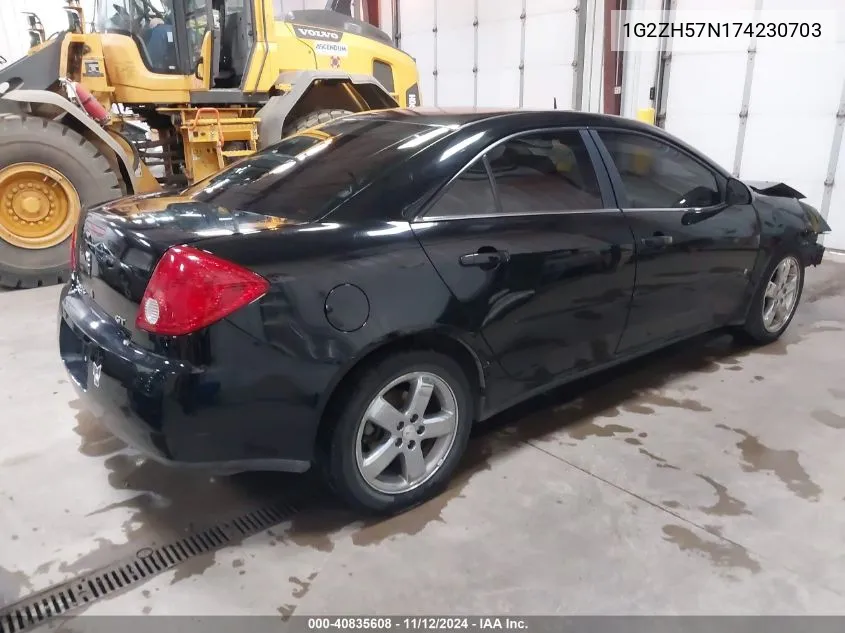 1G2ZH57N174230703 2007 Pontiac G6 Gt