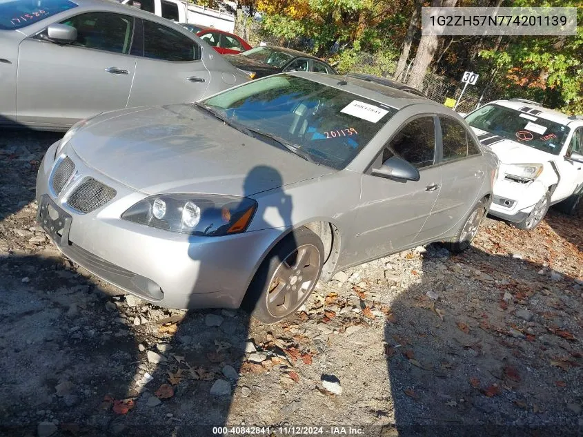 1G2ZH57N774201139 2007 Pontiac G6 Gt