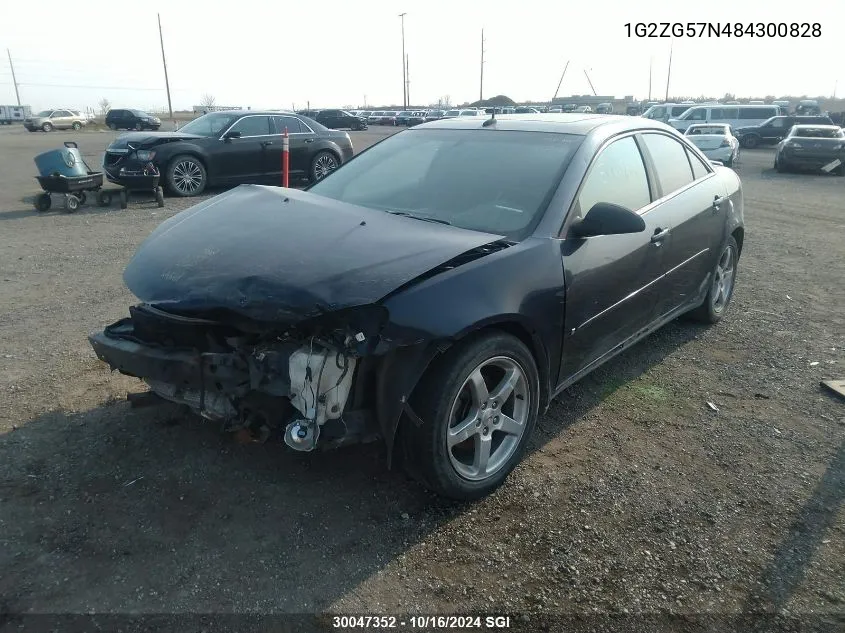 2008 Pontiac G6 Se VIN: 1G2ZG57N484300828 Lot: 30047352