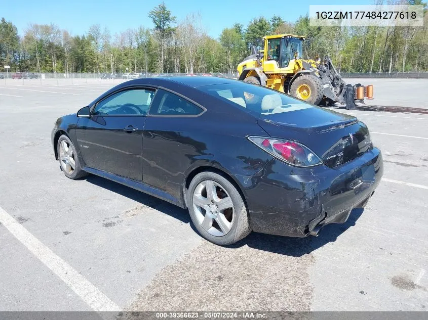 1G2ZM177484277618 2008 Pontiac G6 Gxp