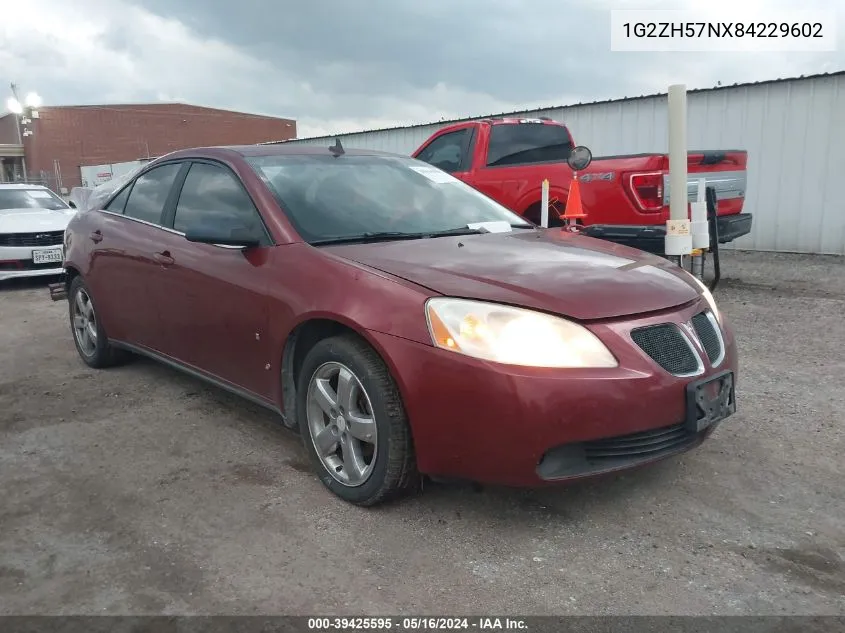 1G2ZH57NX84229602 2008 Pontiac G6 Gt