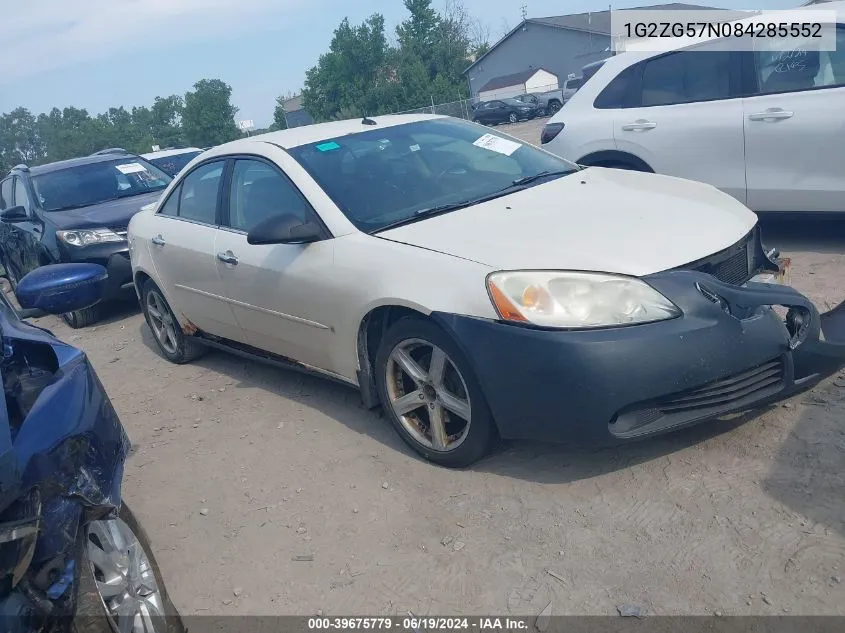 1G2ZG57N084285552 2008 Pontiac G6