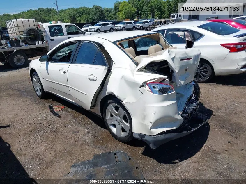 2008 Pontiac G6 VIN: 1G2ZG57B184271133 Lot: 39828351