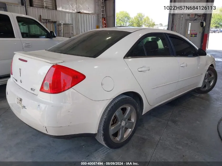 1G2ZH57N684126113 2008 Pontiac G6 Gt