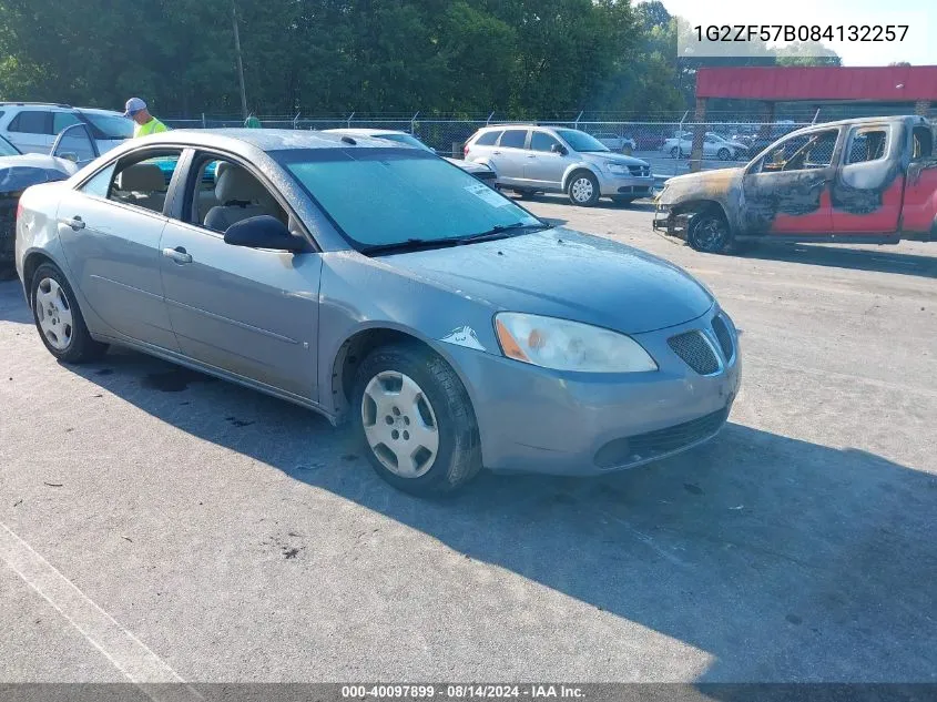 1G2ZF57B084132257 2008 Pontiac G6 Value Leader