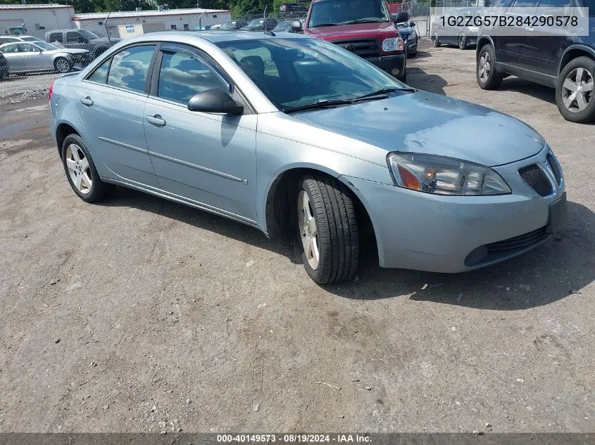 1G2ZG57B284290578 2008 Pontiac G6