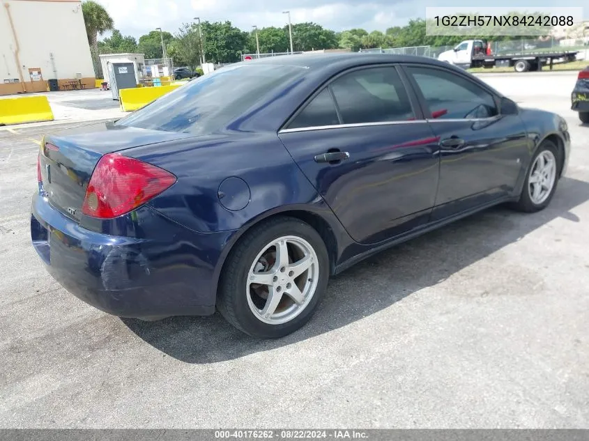 1G2ZH57NX84242088 2008 Pontiac G6 Gt